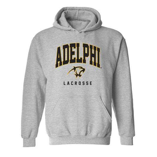 Adelphi - NCAA Men's Lacrosse : Tommy Gentile - Classic Shersey Hooded Sweatshirt-0