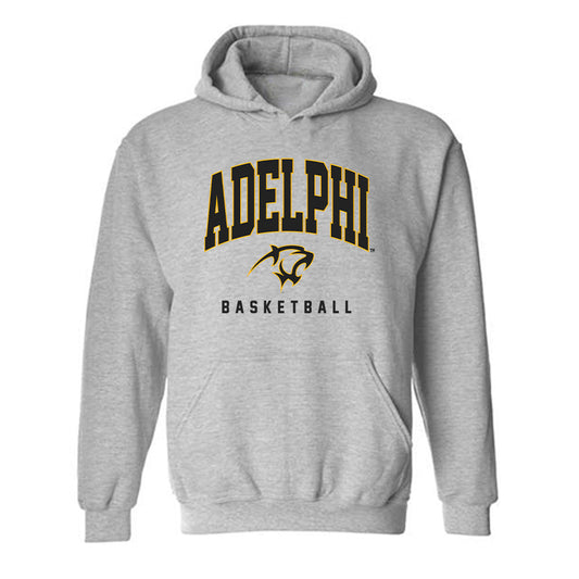 Adelphi - NCAA Men's Basketball : London Carson - Classic Shersey Hooded Sweatshirt-0