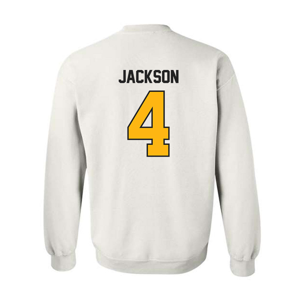 Adelphi - NCAA Men's Basketball : Mason Jackson - Classic Shersey Crewneck Sweatshirt-1