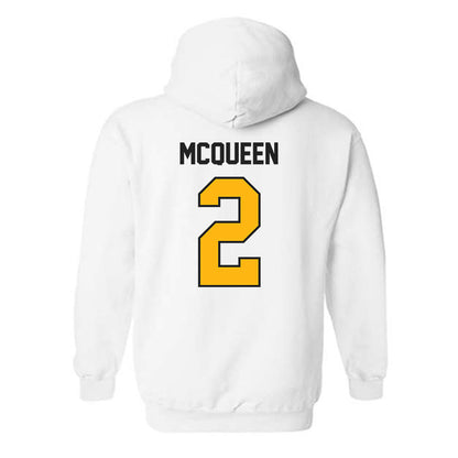 Adelphi - NCAA Men's Basketball : Zakari McQueen - Classic Shersey Hooded Sweatshirt-1