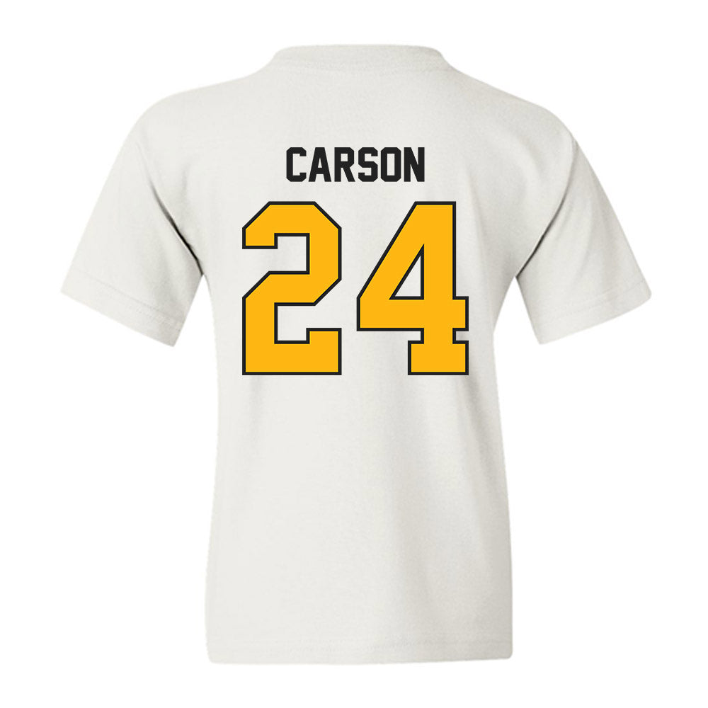 Adelphi - NCAA Men's Basketball : London Carson - Classic Shersey Youth T-Shirt-1