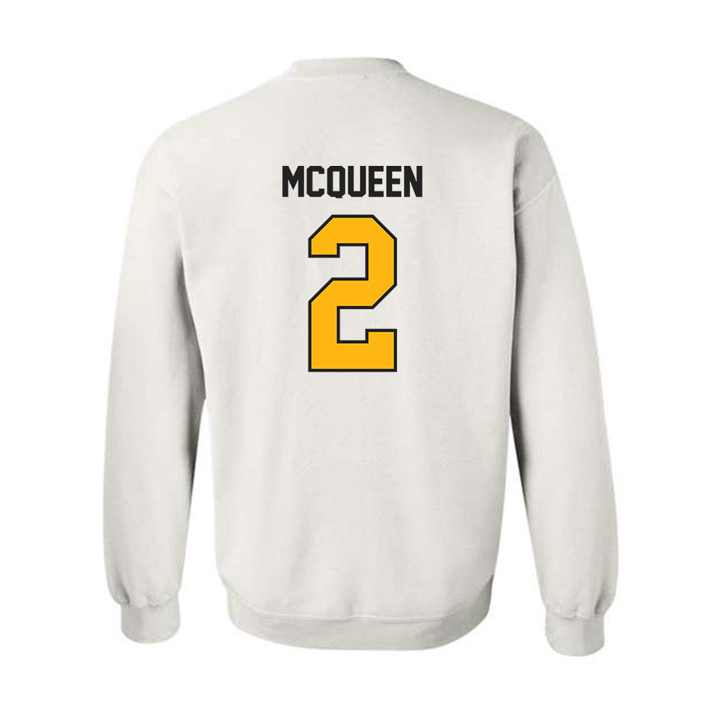 Adelphi - NCAA Men's Basketball : Zakari McQueen - Classic Shersey Crewneck Sweatshirt-1