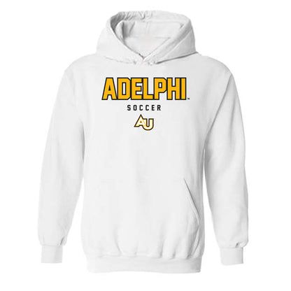 Adelphi - NCAA Men's Soccer : Arik Landau - Classic Shersey Hooded Sweatshirt-0