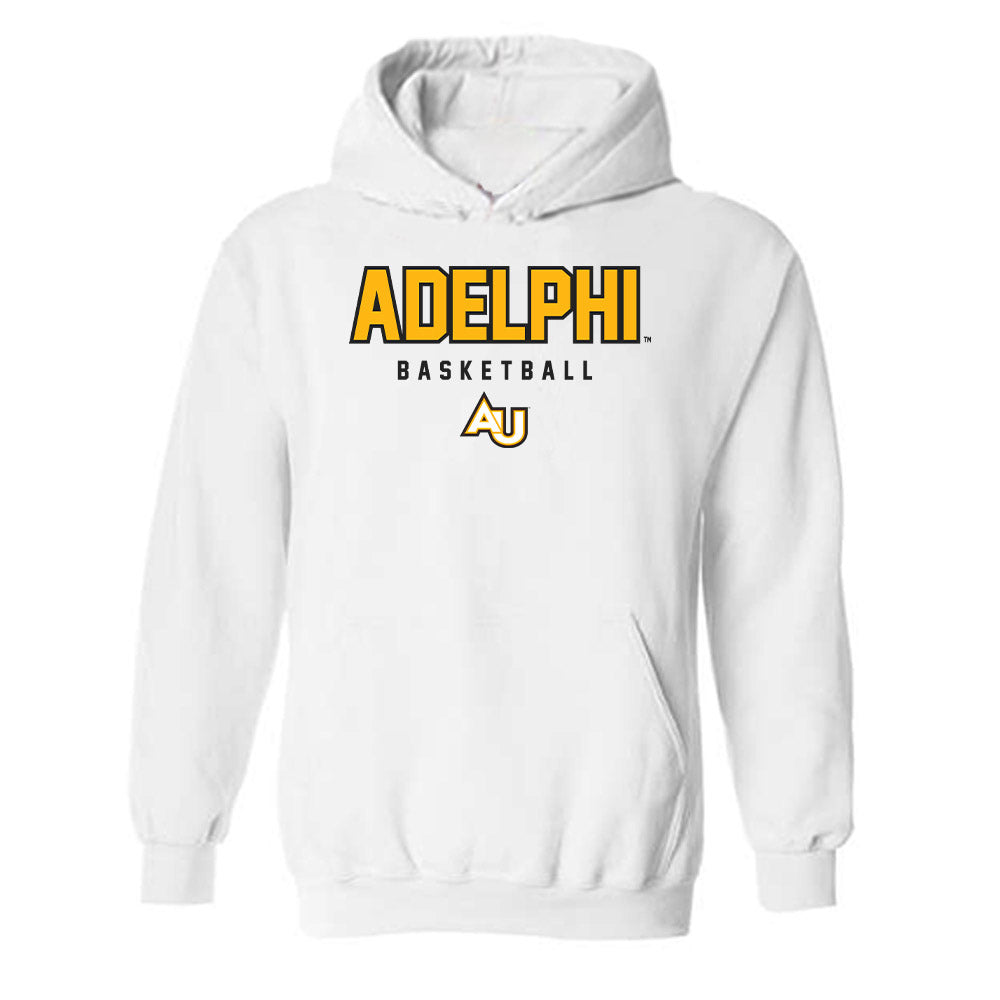 Adelphi - NCAA Men's Basketball : Carter Wilson - Classic Shersey Hooded Sweatshirt-0