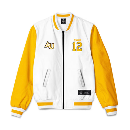 Adelphi - NCAA Men's Basketball : Carter Wilson - Bomber Jacket-0