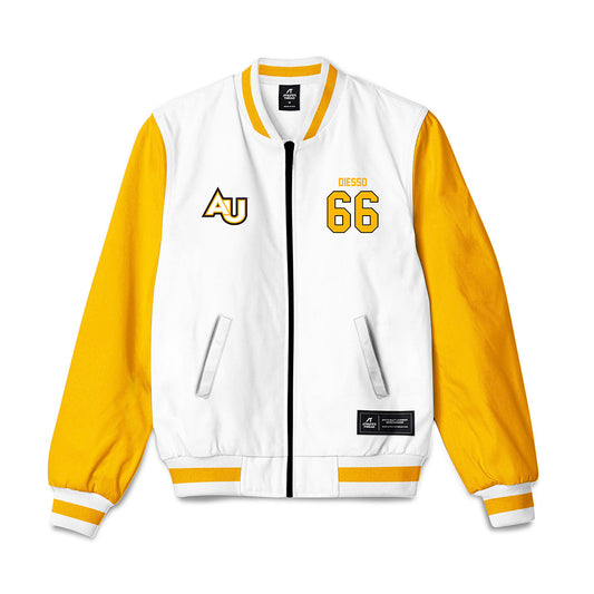 Adelphi - NCAA Men's Lacrosse : Joey Diesso - Bomber Jacket-0