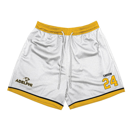 Adelphi - NCAA Men's Basketball : London Carson - Shorts-0