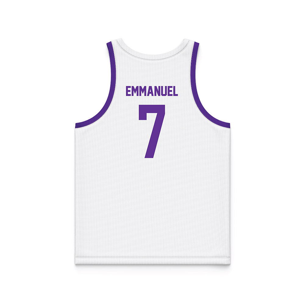 SFA - NCAA Men's Basketball : Keenan Emmanuel - Basketball Jersey-1