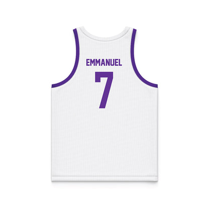 SFA - NCAA Men's Basketball : Keenan Emmanuel - Basketball Jersey-1