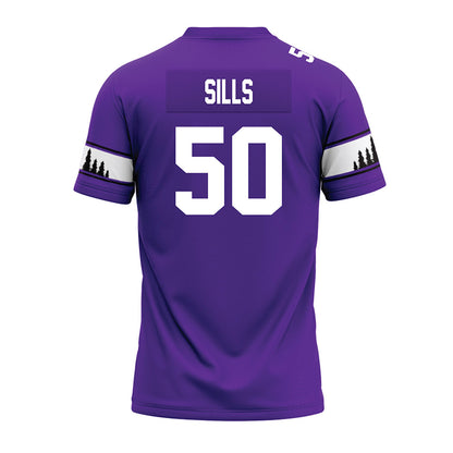 SFA - NCAA Football : Wiley Sills - Premium Football Jersey-1