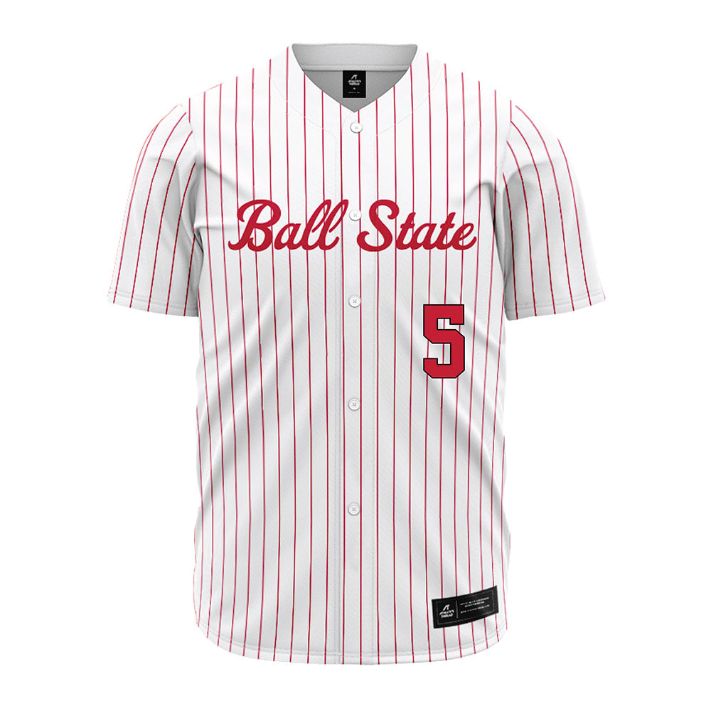 Ball State - NCAA Baseball : Taber Stokes - Jersey-0