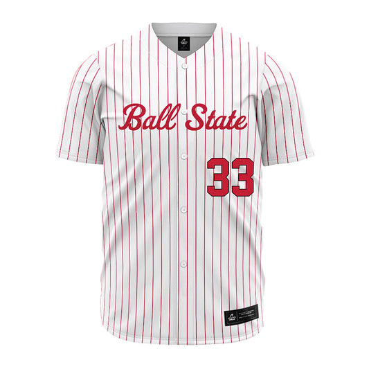 Ball State - NCAA Baseball : Patrick Gardner - Jersey-0