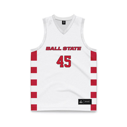Ball State - NCAA Men's Basketball : Alex Farley - Basketball Jersey-0