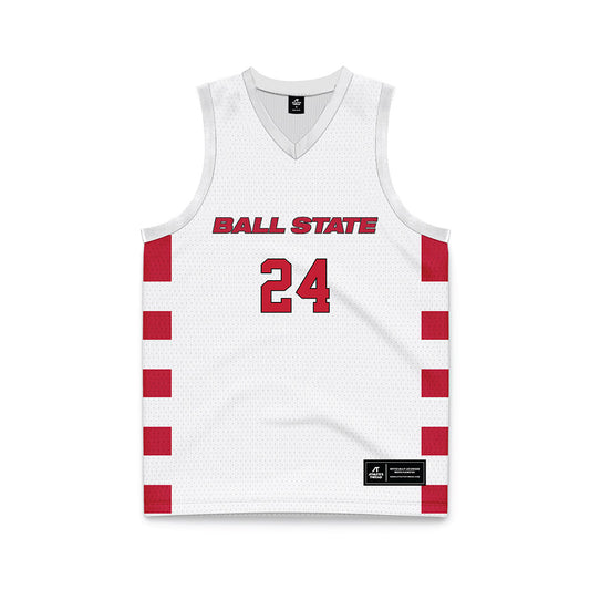 Ball State - NCAA Men's Basketball : Mason Jones - Basketball Jersey-0