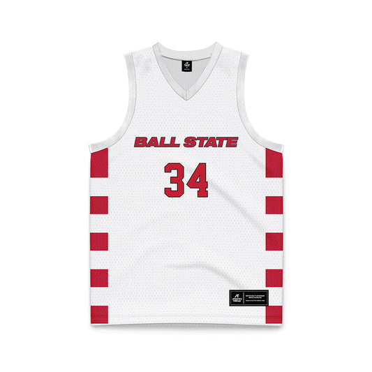 Ball State - NCAA Men's Basketball : Preston Copeland - Basketball Jersey-0