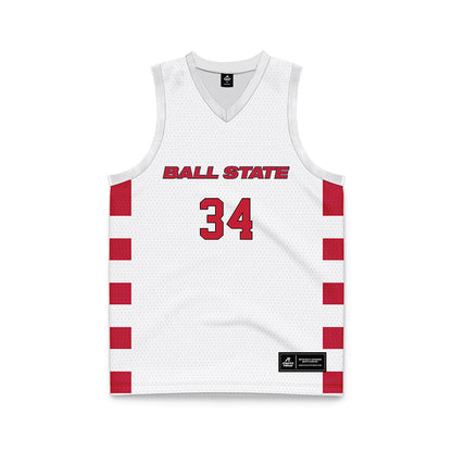 Ball State - NCAA Men's Basketball : Preston Copeland - Basketball Jersey-0