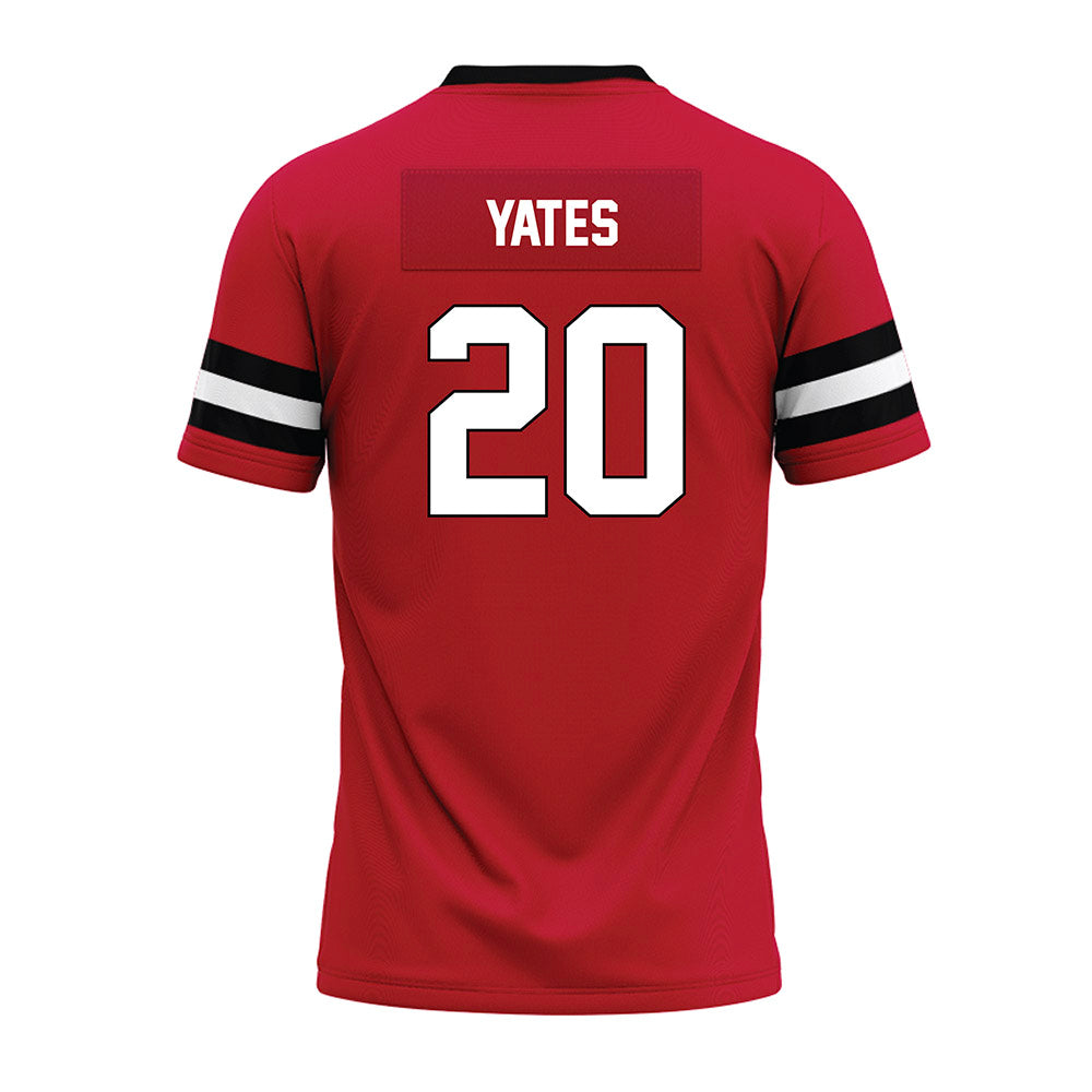 Ball State - NCAA Football : Willizhuan Yates - Premium Football Jersey-1