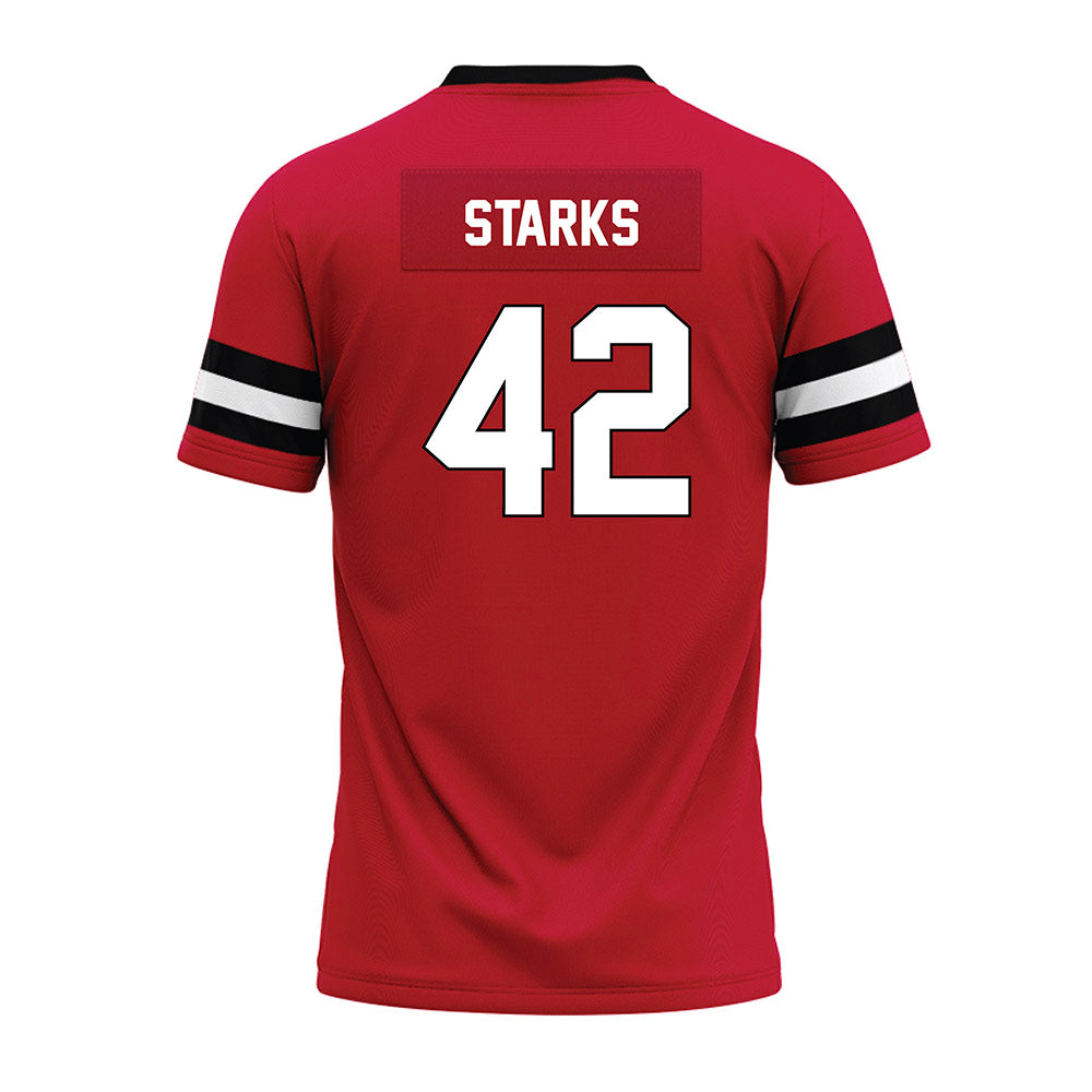 Ball State - NCAA Football : Layton Starks - Premium Football Jersey-1