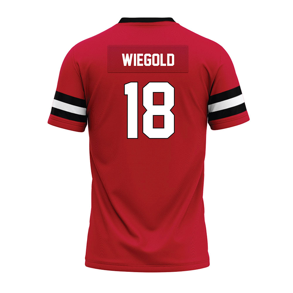 Ball State - NCAA Football : Jackson Wiegold - Premium Football Jersey-1
