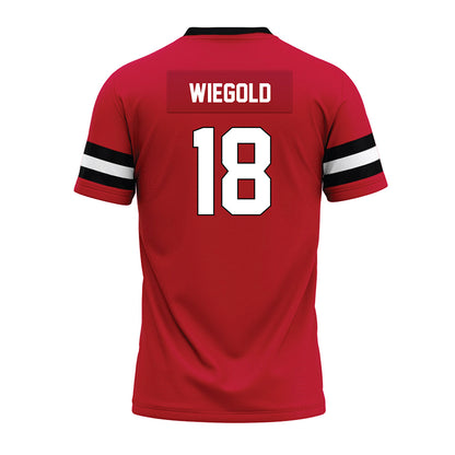 Ball State - NCAA Football : Jackson Wiegold - Premium Football Jersey-1