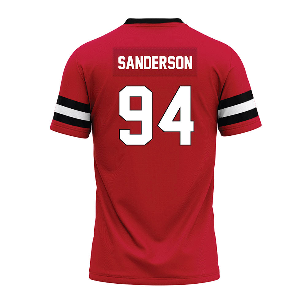 Ball State - NCAA Football : Hunter Sanderson - Premium Football Jersey-1