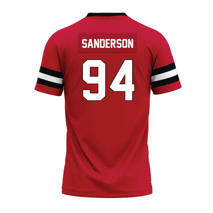 Ball State - NCAA Football : Hunter Sanderson - Premium Football Jersey-1