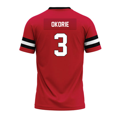 Ball State - NCAA Football : George Okorie - Premium Football Jersey-1