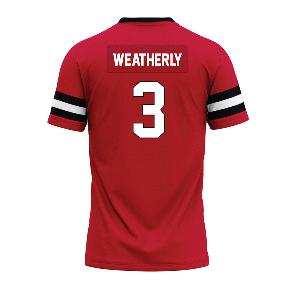 Ball State - NCAA Football : Eric Weatherly - Premium Football Jersey-1