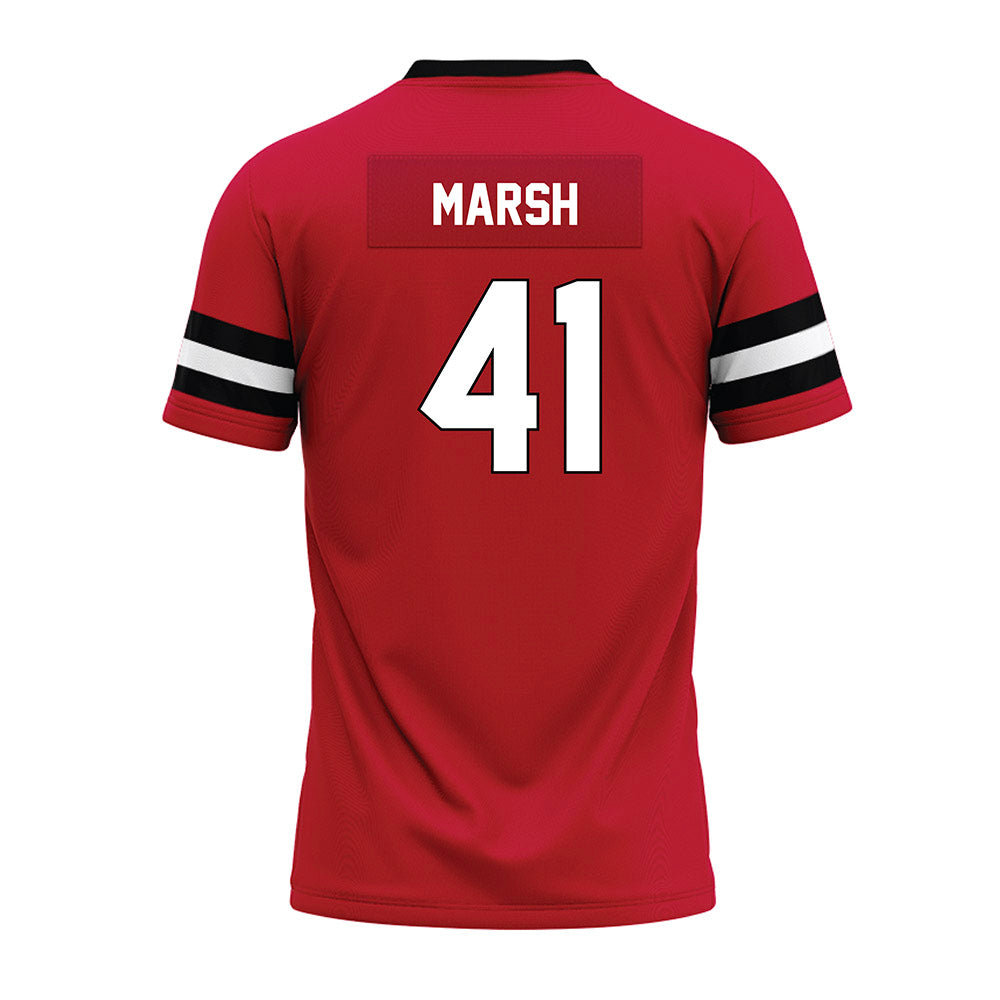 Ball State - NCAA Football : Ben Marsh - Premium Football Jersey-1