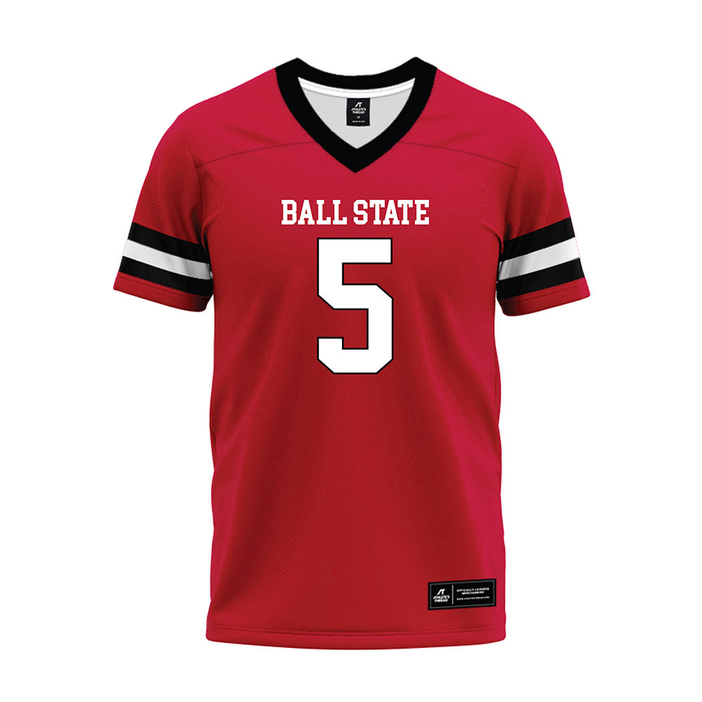 Ball State - NCAA Football : Qian Magwood - Premium Football Jersey-0
