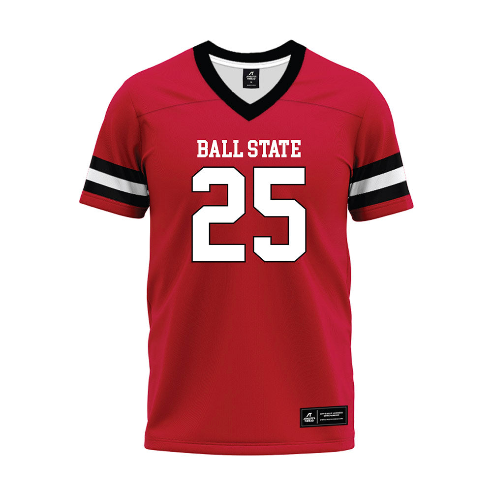 Ball State - NCAA Football : Mikeah Webster - Premium Football Jersey-0