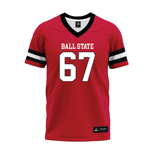 Ball State - NCAA Football : Jackson Ruess - Premium Football Jersey