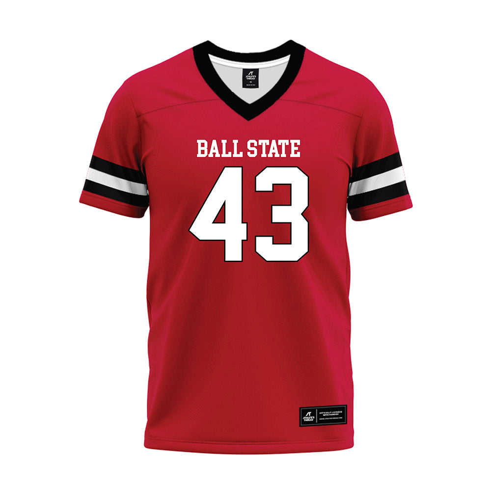 Ball State - NCAA Football : Adam Saul - Premium Football Jersey-0