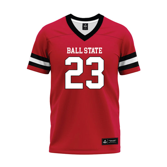 Ball State - NCAA Football : Jordan Suggs - Premium Football Jersey-0