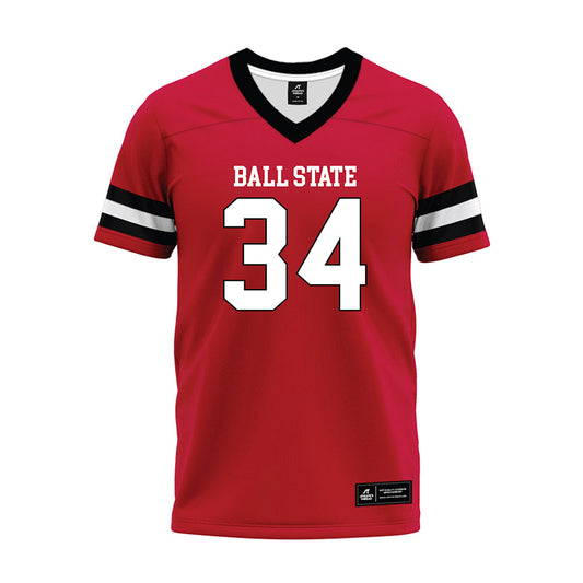 Ball State - NCAA Football : Derek "DJ" Fields - Premium Football Jersey