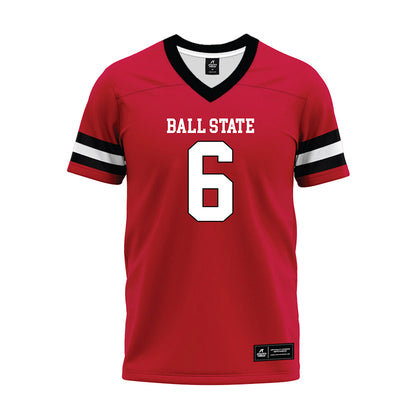 Ball State - NCAA Football : Caden Johnson - Premium Football Jersey-0