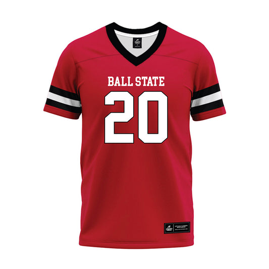 Ball State - NCAA Football : Willizhuan Yates - Premium Football Jersey-0
