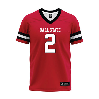 Ball State - NCAA Football : Michael Gravely Jr. - Premium Football Jersey-0