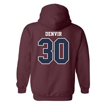 FDU - NCAA Men's Basketball : Frankie Denvir - Classic Shersey Hooded Sweatshirt-1