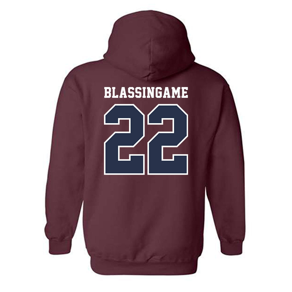 FDU - NCAA Men's Basketball : Trevon Blassingame - Classic Shersey Hooded Sweatshirt