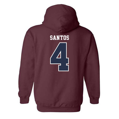 FDU - NCAA Baseball : Aaron Santos - Classic Shersey Hooded Sweatshirt-1