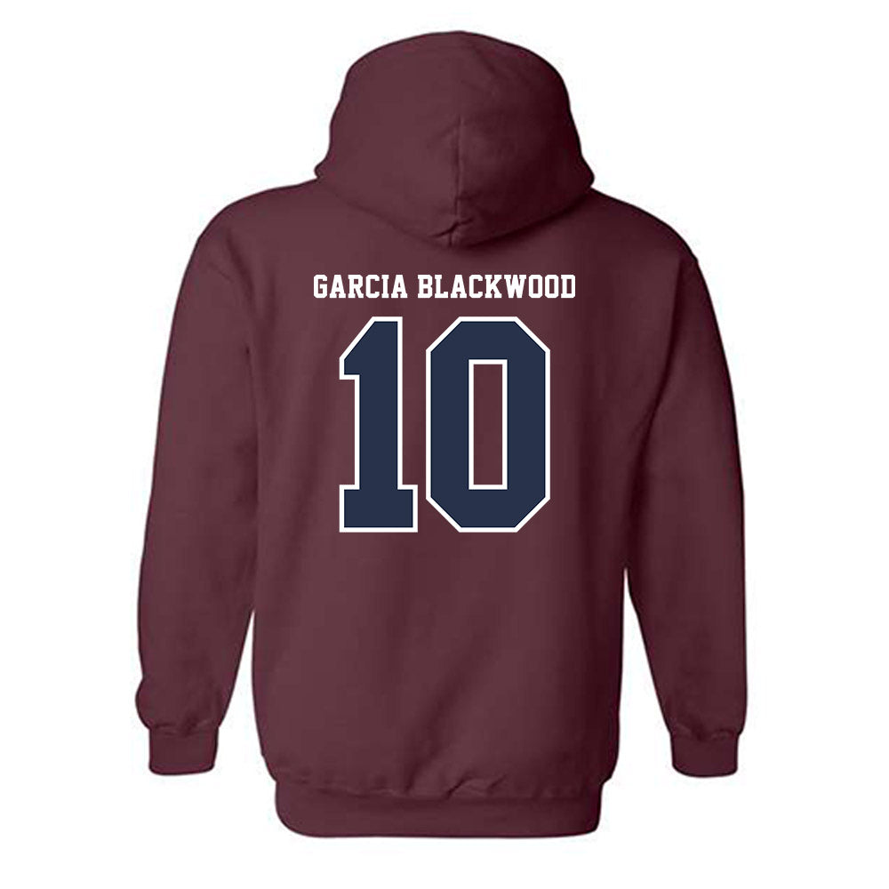 FDU - NCAA Women's Basketball : Dominique Garc�a Blackwood - Classic Shersey Hooded Sweatshirt