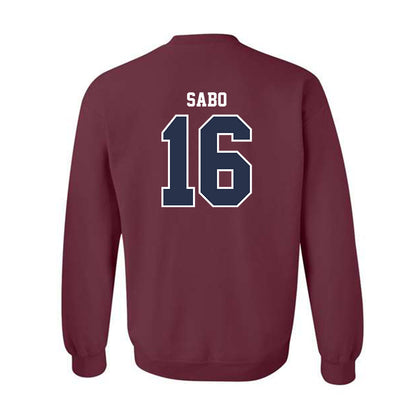 FDU - NCAA Baseball : Evan Sabo - Classic Shersey Crewneck Sweatshirt-1