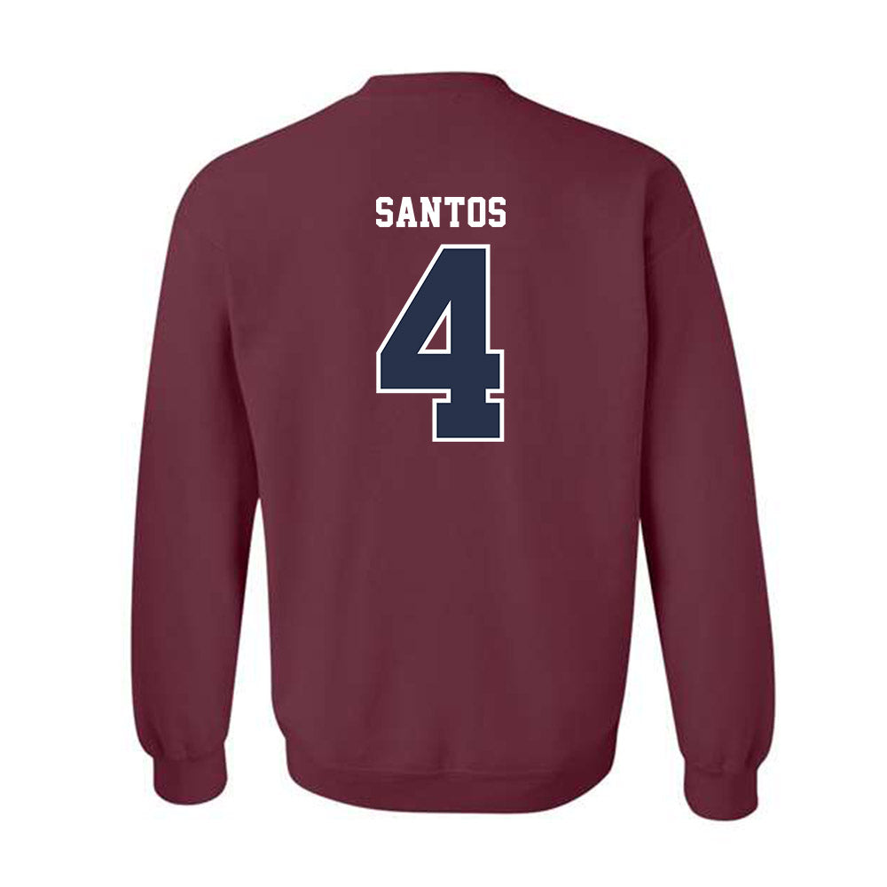 FDU - NCAA Baseball : Aaron Santos - Classic Shersey Crewneck Sweatshirt-1
