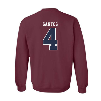 FDU - NCAA Baseball : Aaron Santos - Classic Shersey Crewneck Sweatshirt-1