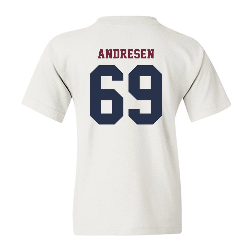 FDU - NCAA Men's Tennis : Jaden Andresen - Youth T-Shirt-1