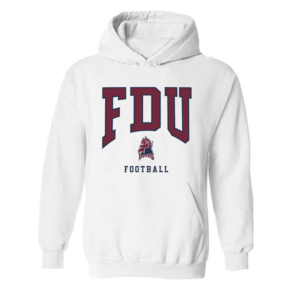 FDU - NCAA Football : John Chatham - Hooded Sweatshirt-0