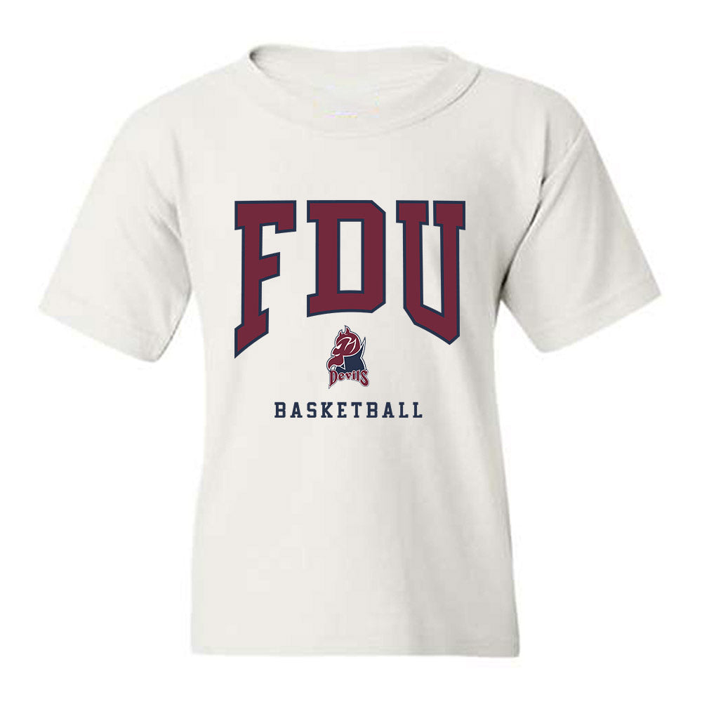 FDU Madison - NCAA Men's Basketball : Frankie Denvir - Youth T-Shirt-0
