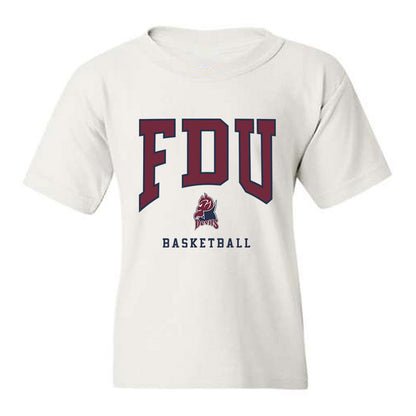 FDU Madison - NCAA Men's Basketball : Frankie Denvir - Youth T-Shirt-0
