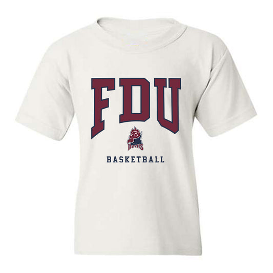 FDU Madison - NCAA Men's Basketball : Frankie Denvir - Youth T-Shirt-0